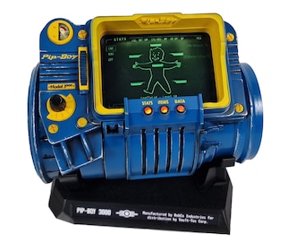 Fallout inspired PIPBOY 3000 - Vault-Tec Version - in 1:1 scale / Cosplay Prop / Handmade / Unofficial / Fan-Art / Videogame Nerd Geek Gift