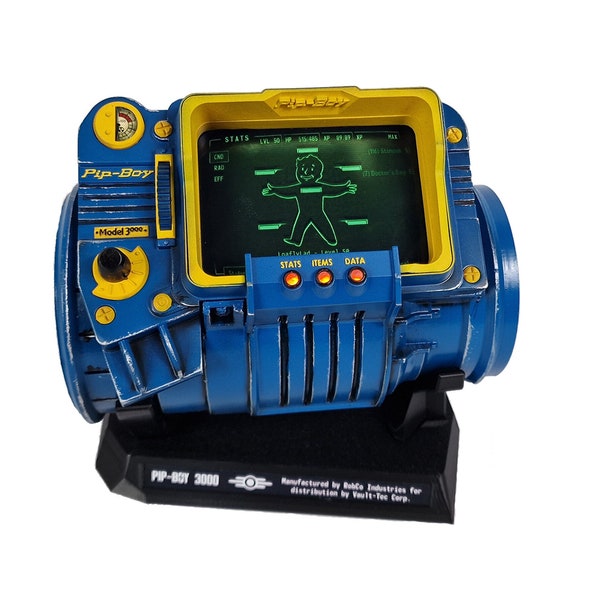 Fallout inspired PIPBOY 3000 - Vault-Tec Version - in 1:1 scale / Cosplay Prop / Handmade / Unofficial / Fan-Art / Videogame Nerd Geek Gift