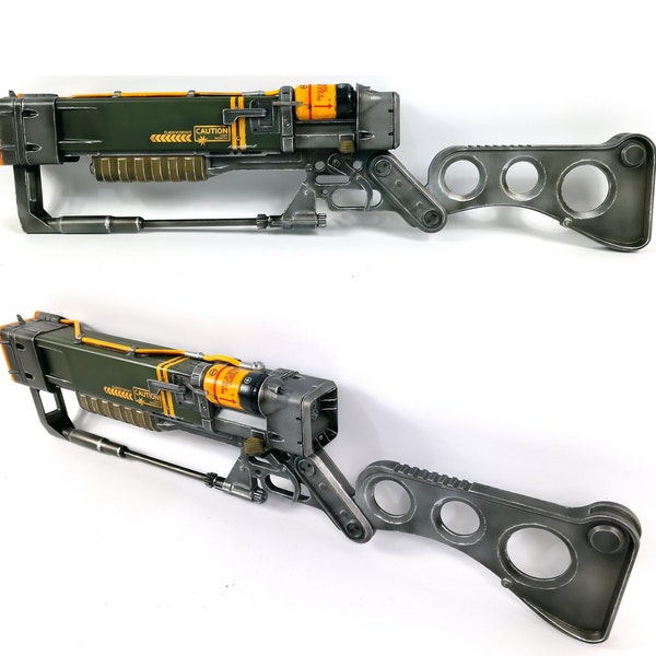 Fallout 3 - Rifle láser inspirado en New Vegas - Escala 1:1 - Artículo de coleccionista - Accesorios de cosplay / No oficial / Fan-Art / Videojuego Nerd Geek Gift
