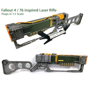 Fallout 4 - 76 inspired Laser Rifle - 1:1 scale - Collector's item - Cosplay Props / Unofficial / Fan-Art / Videogame Nerd Geek Gift