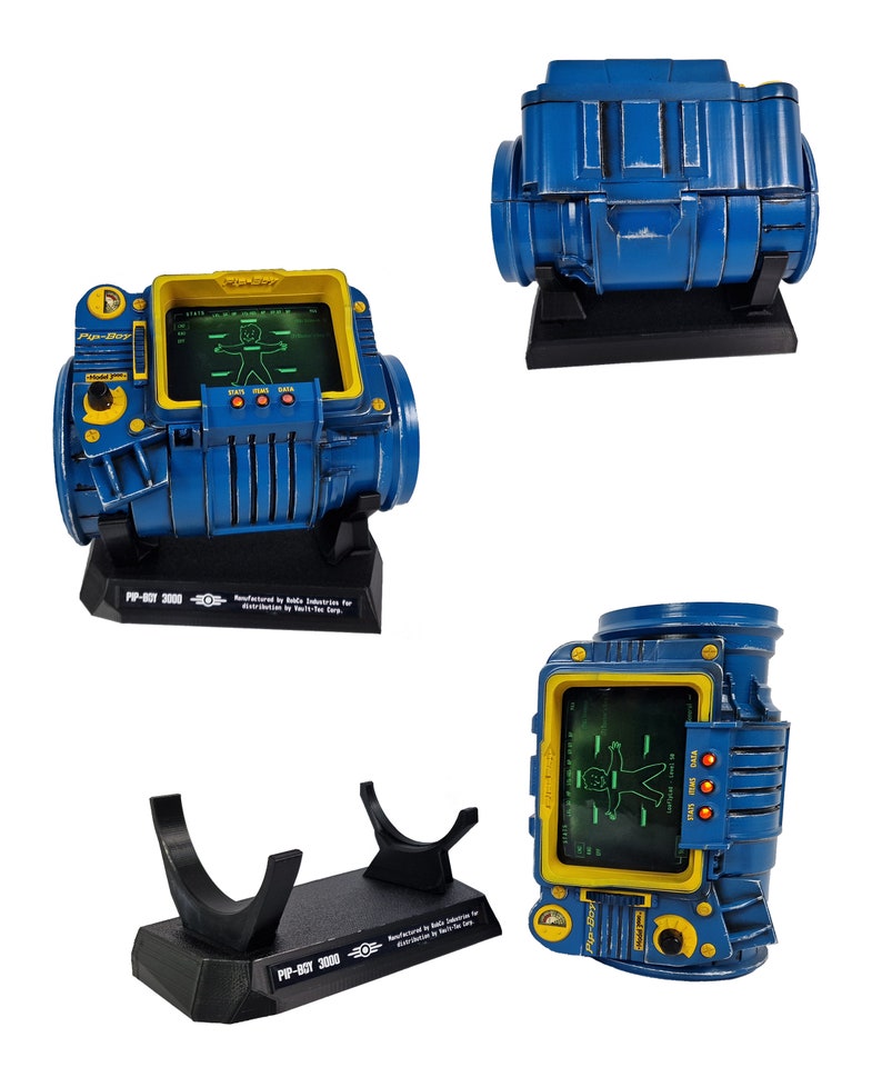 Fallout inspired PIPBOY 3000 Vault-Tec Version in 1:1 scale / Cosplay Prop / Handmade / Unofficial / Fan-Art / Videogame Nerd Geek Gift image 2