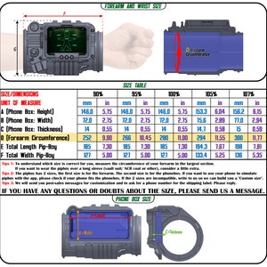 Fallout inspired PIPBOY 3000 Prop in 1:1 scale / Cosplay Prop / Handmade / Unofficial / Fan-Art / Videogame Nerd Geek Gift image 7