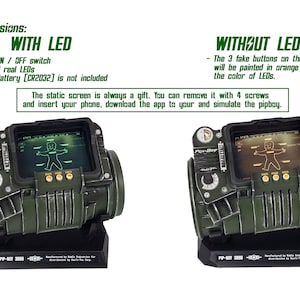 Fallout inspired PIPBOY 3000 Prop in 1:1 scale / Cosplay Prop / Handmade / Unofficial / Fan-Art / Videogame Nerd Geek Gift image 5