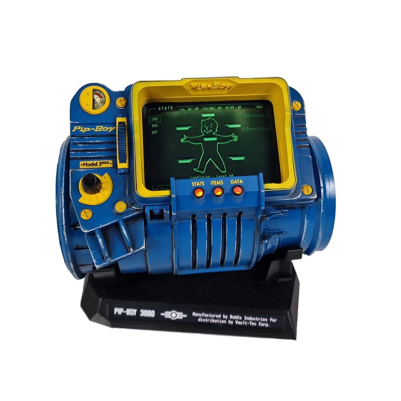 Fallout inspired PIPBOY 3000 Vault-Tec Version in 1:1 scale / Cosplay Prop / Handmade / Unofficial / Fan-Art / Videogame Nerd Geek Gift image 1