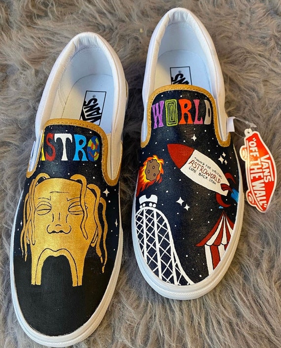 travis scott custom vans