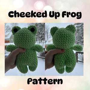 Cheeked up frog