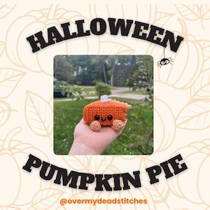 Pumpkin Pie Crochet Halloween Amigurumi Pattern