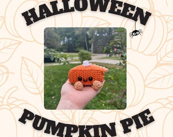 Pumpkin Pie Crochet Halloween Amigurumi Pattern