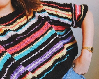 Modello per maglieria digitale - Modello a maglietta glicine