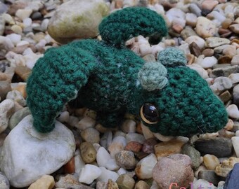 Crochet Pattern for Baby Dragon - Amigurumi Dragon DIY - Instant Download PDF