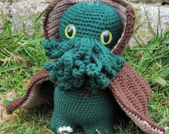 Crochet Pattern for Baby Cthulhu - Amigurumi Cthulhu DIY - Instant Download PDF