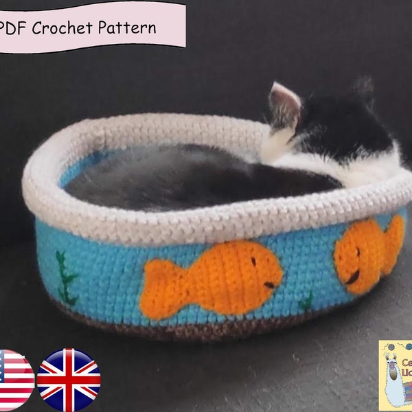 Crochet Cat Bed Etsy