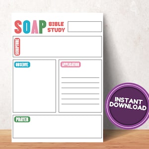Bible Study Guide, Bible Study Printable, Bible Study Journal, Bible Verse Mapping, Bible Study Template, Soap Bible Study, Sermon Notes