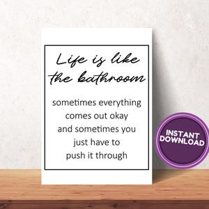 Wall Art Bathroom, Bath Room Prints, Funny Bathroom Decor, Bathroom Artwork, Bathroom Print, Bathroom Art Print