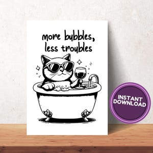 Wall Art Bathroom, Bath Room Prints, Funny Bathroom Decor, Bathroom Artwork, Bathroom Print, Bathroom Art Print