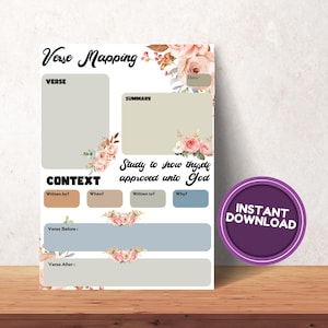 Bible Study Guide, Bible Study Printable, Bible Study Journal, Bible Verse Mapping, Bible Study Template, Soap Bible Study, Sermon Notes