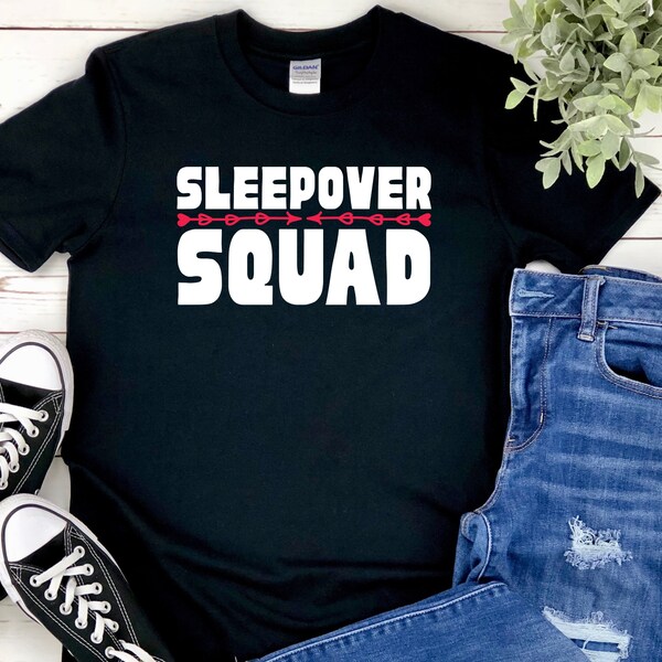 Sleepover Squad | This Funny Slumber Party Gift is Available on Multiple Products. SAVE With a Bundle!