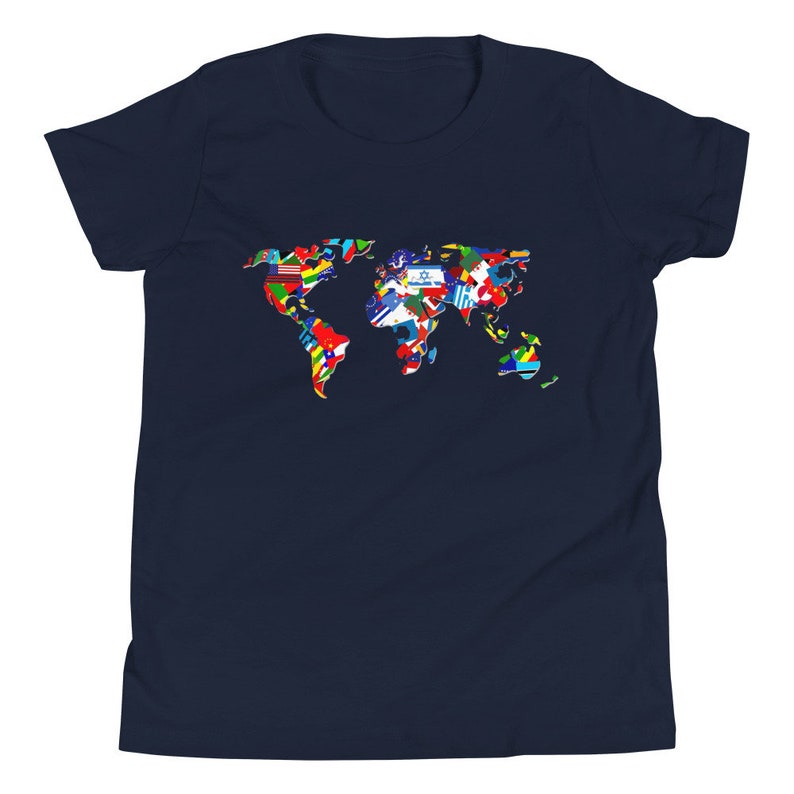 World Countries Tshirt Kids Shirt Shirts for Boys Kids Etsy