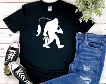 Bassquatch! | This Hilarious Bass Fishing Gift is Available on Multiple Products. SAVE With a Bundle!