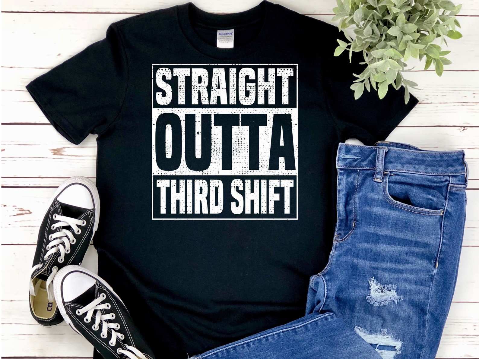 Straight Outta Third Shift This 3rd Shift Gift is Available - Etsy