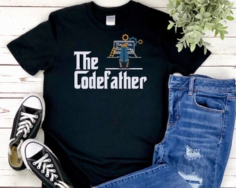 The Codefather Gifts | This Programmer Dad Gift is Available on Multiple Products. SAVE With a Bundle!