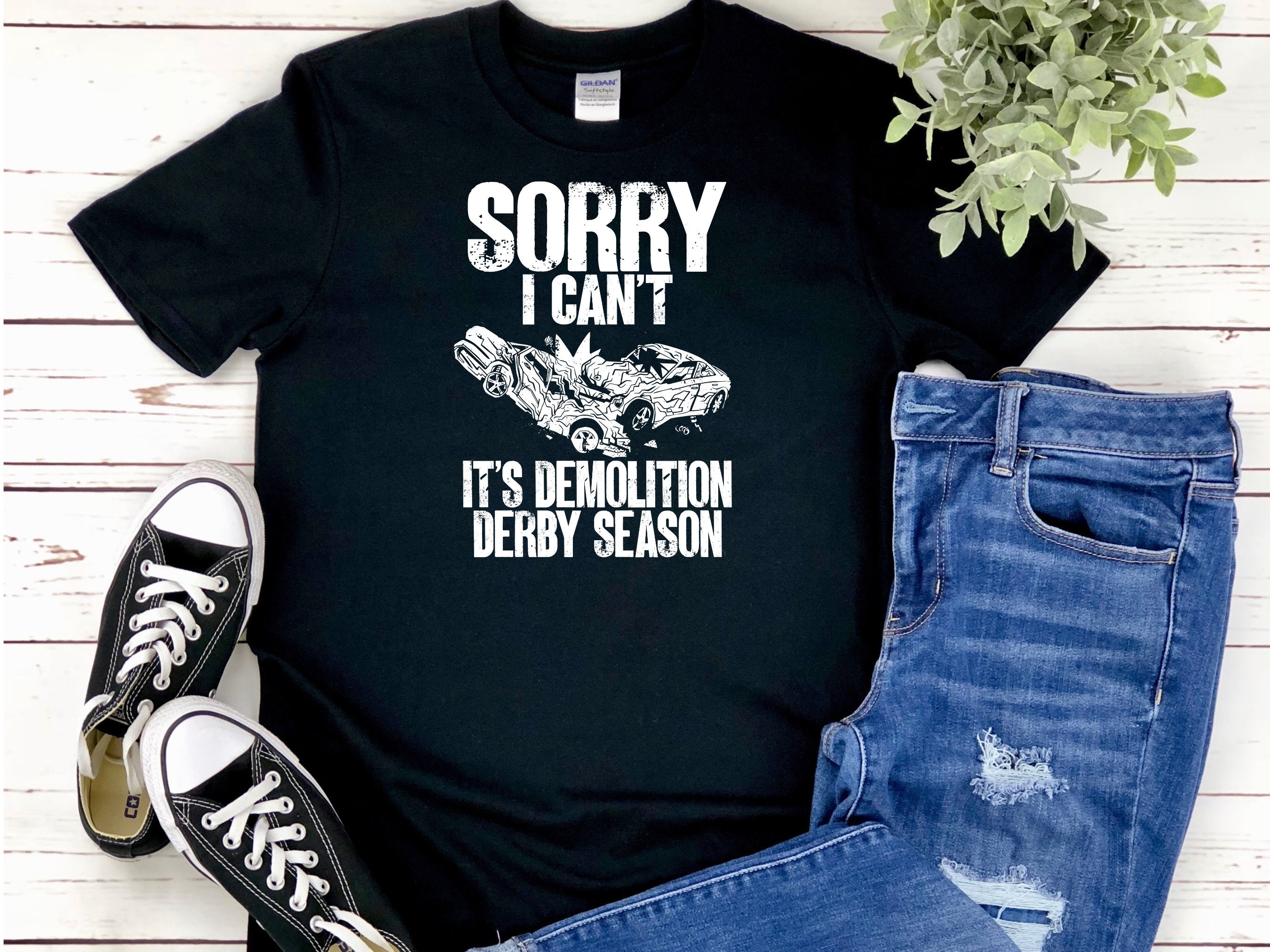 Demolition Derby Tee - Etsy