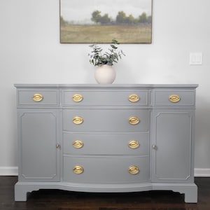 Sold **Do NOT Purchase** Gray Drexel Buffet / Sideboard / Server / Diningroom Cabinet / Console / Dresser