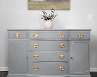 Sold **Do NOT Purchase** Gray Drexel Buffet / Sideboard / Server / Diningroom Cabinet / Console / Dresser