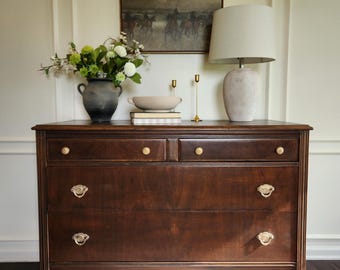 Sold**Do Not Purchase** Vintage Antique Style Wood Dresser / Chest of Drawers