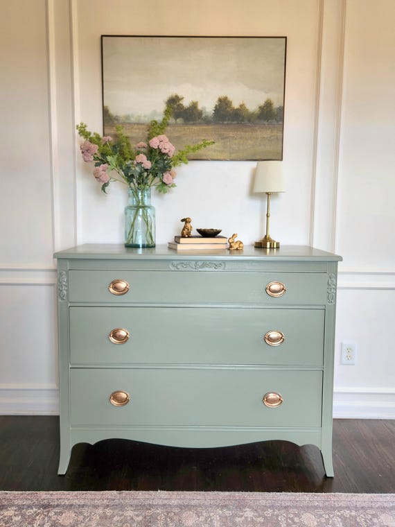 Sold* Do Not Purchase * Sage Green Vintage Chest of Drawers - Etsy Sold* Do Not Purchase * Sage Green Vintage Chest of Drawers - Etsy