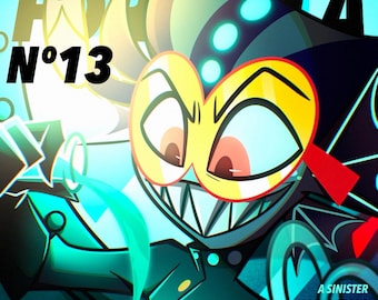 Hazbin Hotel Bright Fan Card 