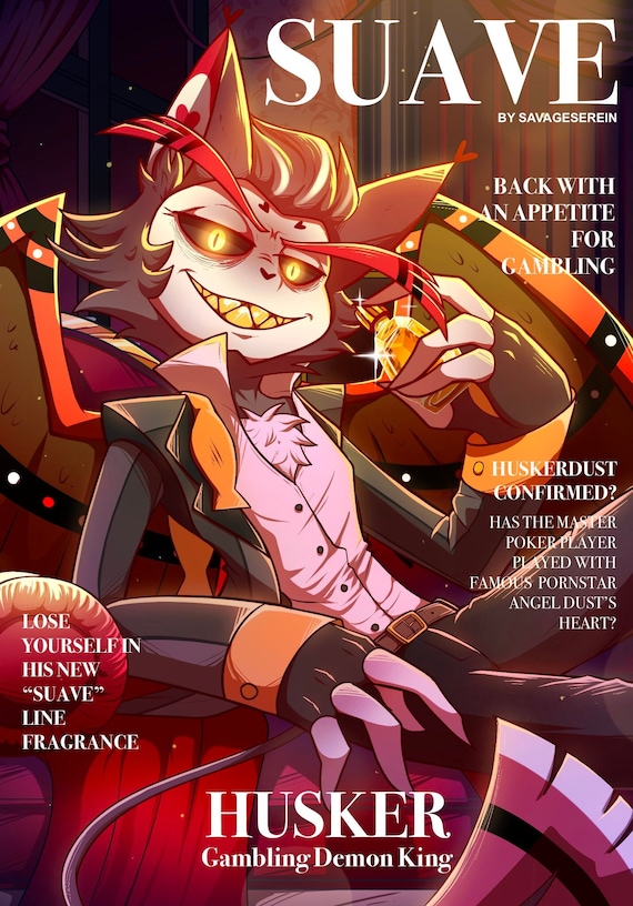 SUAVE Cologne | Husker | Hazbin Hotel | Overlord Husker | Helluva Boss | Fan Merch | Perfume | Luxury Artisan Perfume