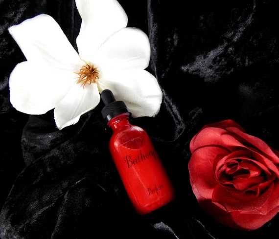 Countess Bathory Body Oil | Gothic | Halloween | Mistress | Vampire | Chocolate | Wine | Rose | Vampyric | Blood | Artisan | Handmade