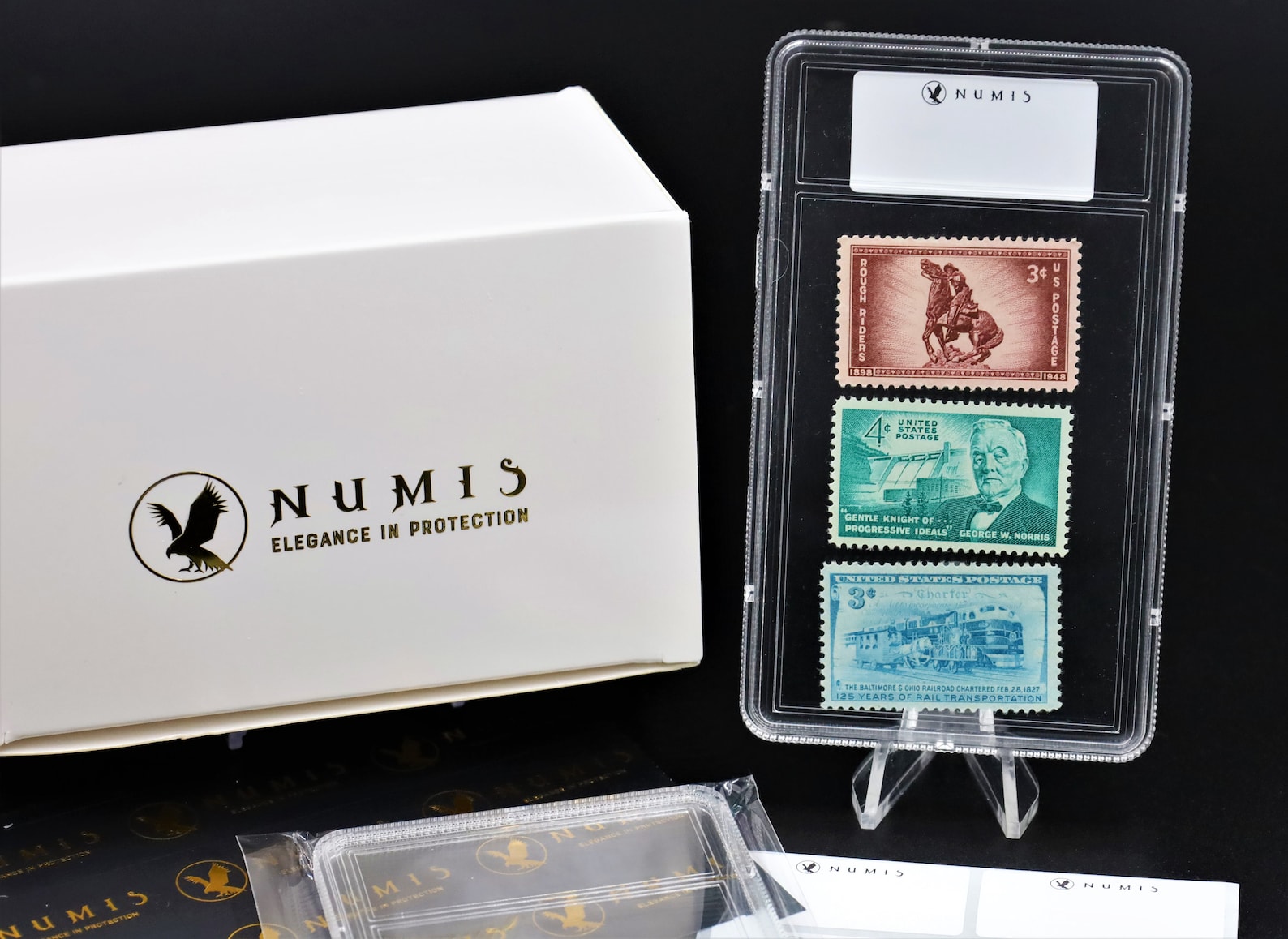 NUMIS 10 Stamp Holders Case Slab Protection Thin Acrylic Etsy