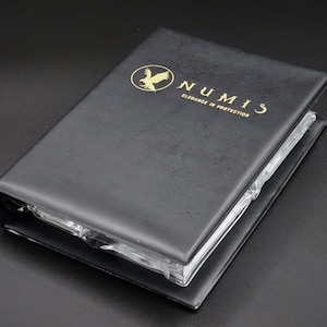 Single NUMIS® Coin Collecting Album fits 16 Slabs, Cases, Holders Including Grading Companies Such as NGC® & PCGS®