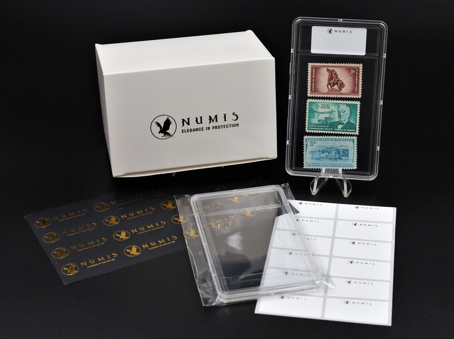 NUMIS 10 Stamp Holders Case Slab Protection Thin Acrylic Etsy