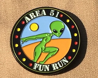 Area 51 Fun Run Soft Enamel Pin