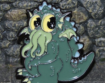 Cosplay Cthulhu Cthuzilla Enamel Pin