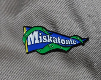 Arkham School Pennant Enamel Pin