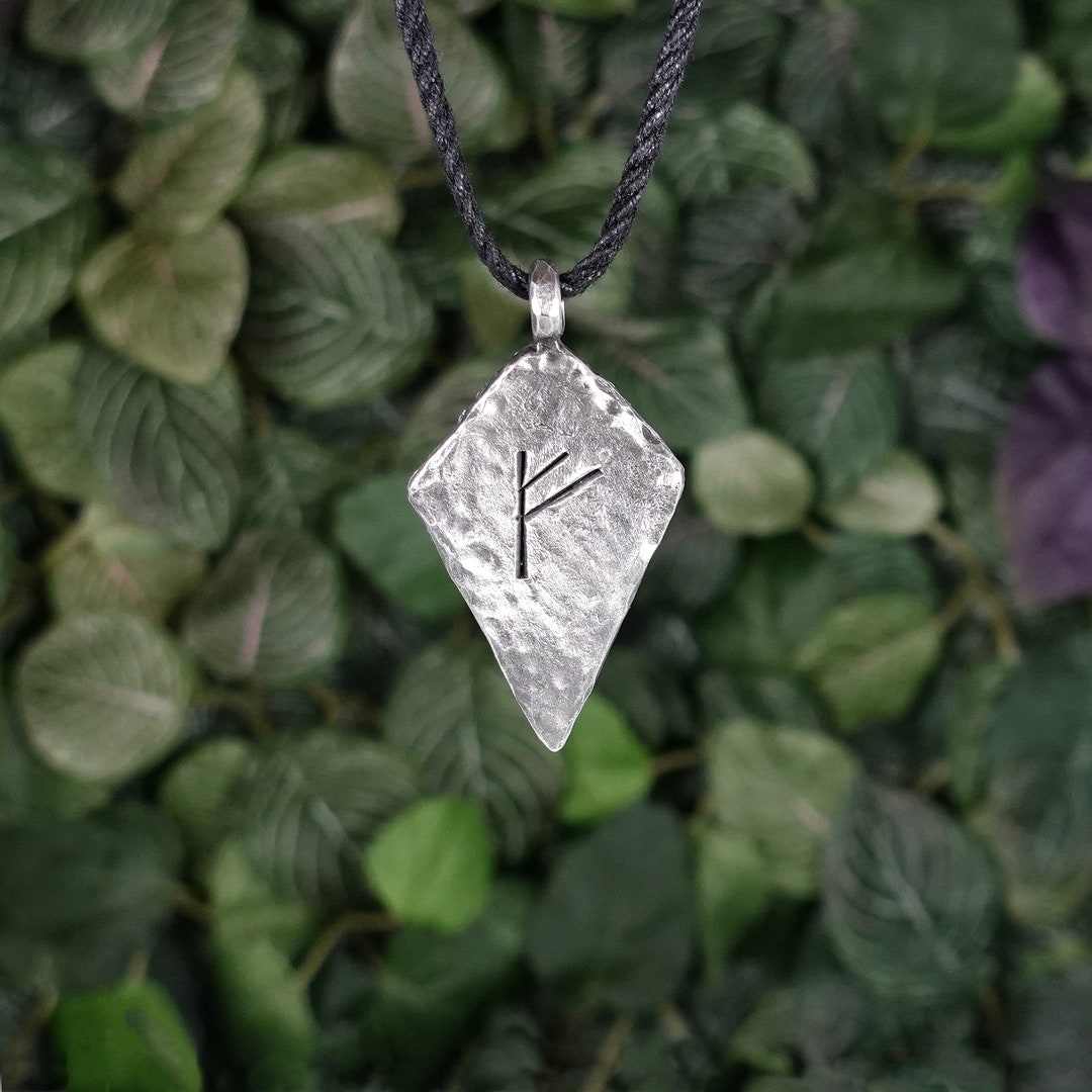 Fehu Rune Locket Fehu Rune Necklace Elder Futhark Pendant Norse Viking - Etsy