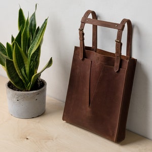 Real Leather Handbag, Shoulder Bag, Personalized Soft Tote image 10
