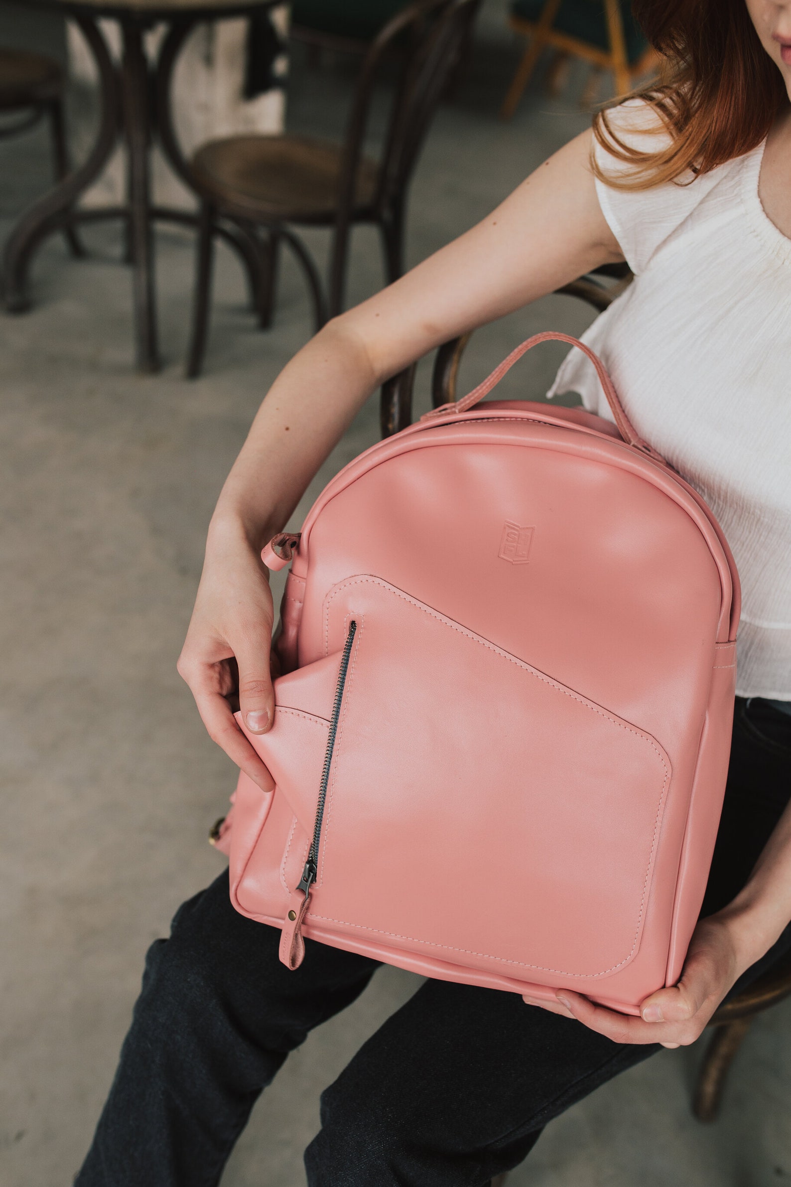 Urban Leather Rucksack Everyday Leather Backpack for Women Etsy