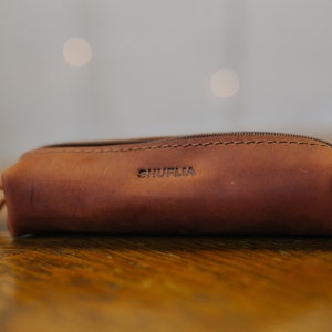 Portachiavi in pelle vintage e portamonete, elegante soluzione di archiviazione