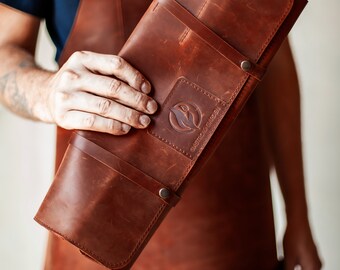 Estuche de cuero personalizado para cuchillos, estuche para cuchillos de chef personalizado, regalo de cobre para hombres