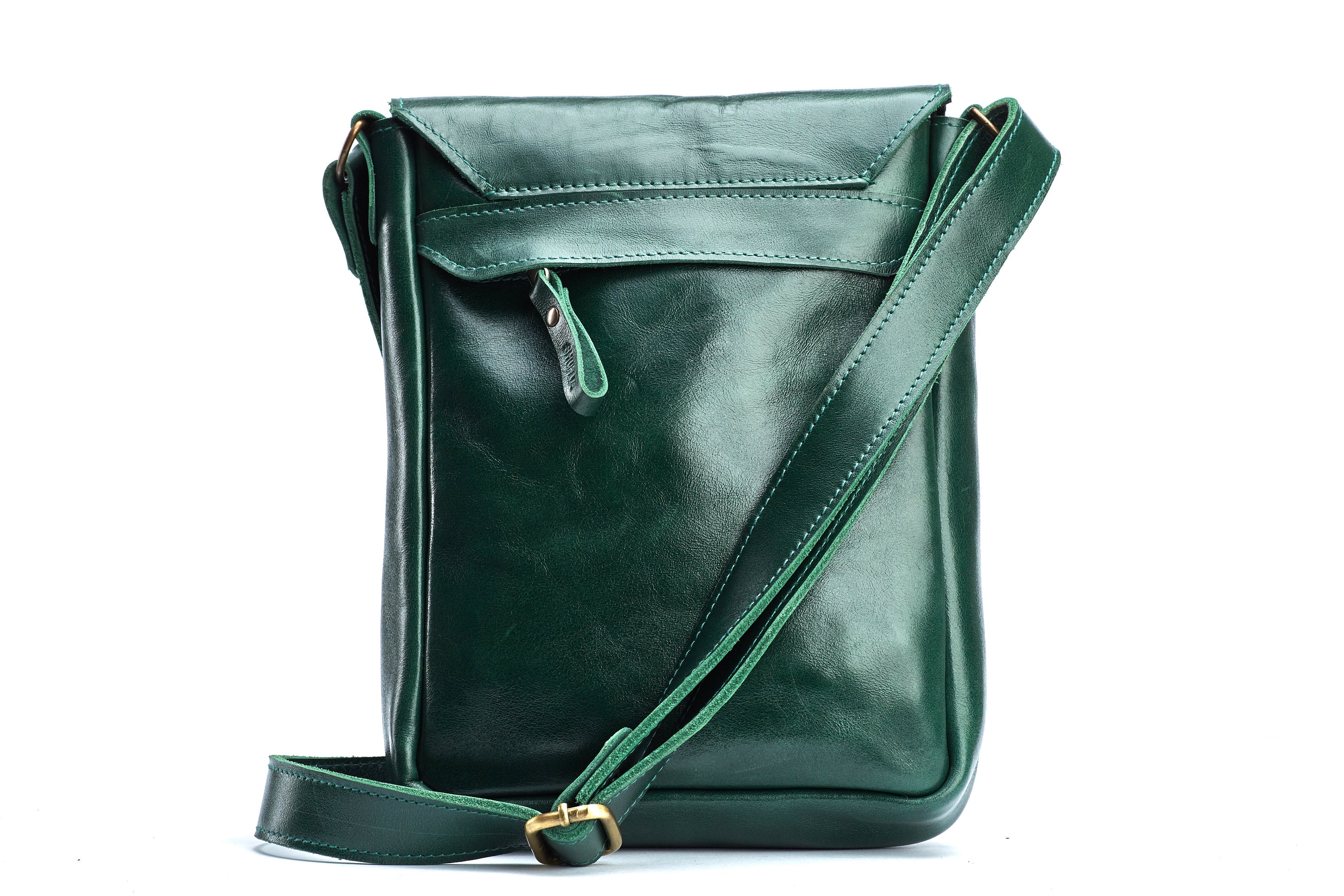 Custom Crossbody Leather Bag Men 30th 50th Birthday Gift for | Etsy