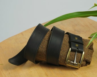 Cinturón de cuero personalizado personalizado con hebilla, regalos de Navidad