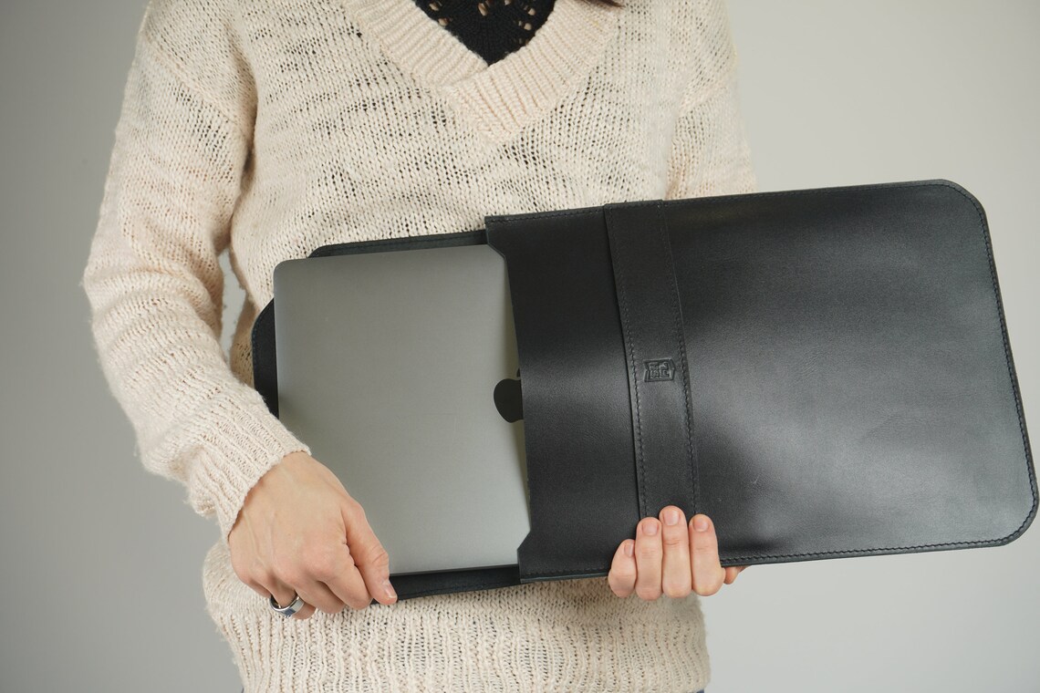 13inch Leather Laptop Sleeve Cute Laptop Cover Bag Gift for Etsy
