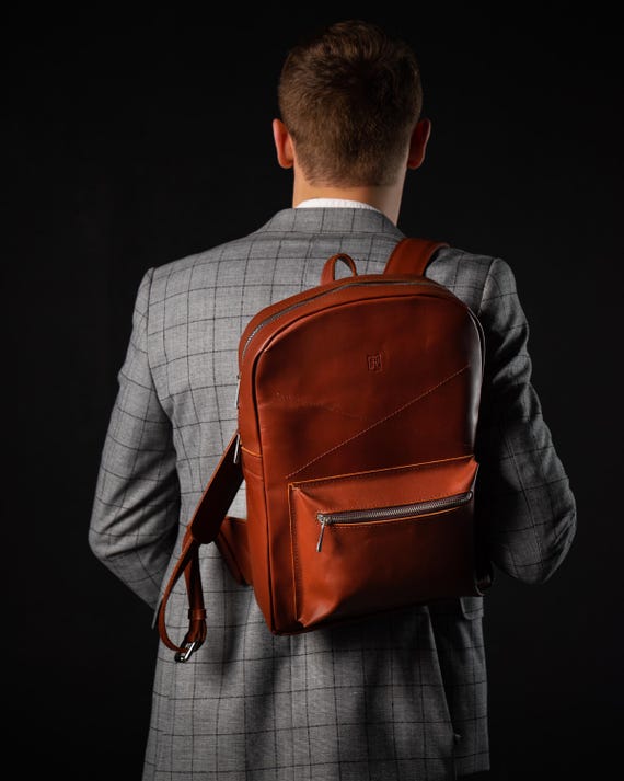 Handmade Leather Backpack Premium Quality, Stylish Design - Main Image