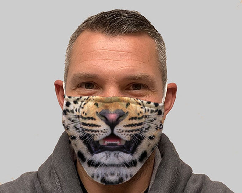 Animal Face Masks Lion Cat Dog Leopard Monkey Etsy