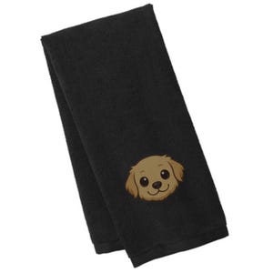 Personalize Golf Towel Gifts for Dog Lovers Custom Pet Gift Golfing Towel Fathers Day Gift for Him